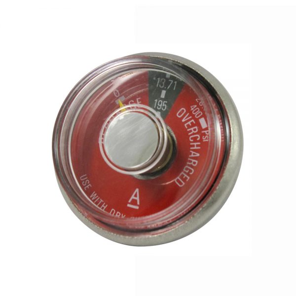 Fire extinguisher pressure gauge